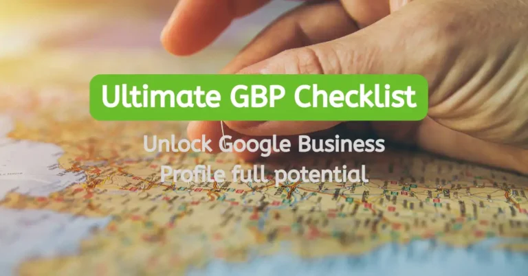 Google business profile checklist